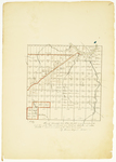 Page 12. Plan of Township Letter D in the first range west from the East line of the State, as surveyed and lotted in September and October A.D. 1840 by Thomas Sawyer