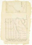 Page 24.  Plan of Half Township "H" Range 2 and Eaton Grant (WELS) as compiled from original Field Notes & Plans of the same as made and returned to the State Land Office by H.W Cunningham in 1839; by the Commission appointed to locate grants etc under the Treaty of Washington, in 1854; by Daniel Dennett in 1859; and by B.F. Cutter in 1860.