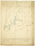 Page 17. This Plan represents within the red lines twenty-two Townships of Land situated between the Million Acres located on the River Kennebec and New Hampshire...also a small gore or triangular piece of Land at the southwest corner of the Million Acres by Ephraim Ballard and Samuel Perham