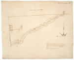 Page 28.  This plan represents the outlines of Township No. 1 West Side of Penboscot river beloning to the eighth range with the allotment of the river lots and three lots of Timber land survey'd by George H. Moore Under the direction of James Irish Land Agent, 1824.