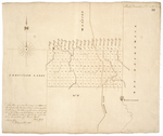 Page 32. This plan represents the survey and allotment the half Township Numbered Eleven in the County of Washington lying on the Holton road, the outlines thereof being Survey'd by A. Greenwood & R. Holden in the year 1811. by Alexander Greenwood, James Irish, Roland Holden, and Samuel Cook