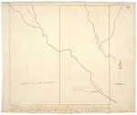 Page 35. This plan represents a half Township of land laid out under the direction of the Land Agent as an equivalent for the half Township granted by Massachusetts to the Trustees of Hopkins Academy, being the easterly half of Township No. 3, 2nd Range, in the third division by the Commissioners under the Act of Separation.