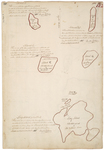 Page 30. Plan of Island A, C, F, and G [Frenchboro]. by Jonathan Stone