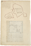 Page 38. Plan of Mount Desert area, 1785; plan of Township A, Range 12 south of the Monument Line granted to the trustees of Wesleyan Academy. by Samuel Titcomb, Rufus Putnam, and Hiram Rockwood