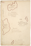 Page 52. Survey of Trafton's Island, Island B, Pond Island, and Jorden's Island in Narraguagus Bay, 1785 by Jonathan Stone and Rufus Putnam
