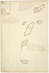 Page 57. Plan of Islands A, E, F, G, H, I, and K south of Township 6 near Addison by Rufus Putnam