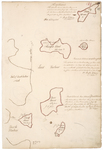 Page 67. Plan of Hog Island, Knight's Island, Round Island, Bear Island, Bar Island, and Head Island in Machias Bay, 1785 by Rufus Putnam and John Mathews
