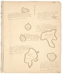 Page 10.  Plan of Burnt Coat Division of Islands including Johns, Hat, Harbour, B, N, Marshalls or W, and Little Marshalls islands.