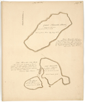 Page 19.  Plan of Great and Little Placentia Islands and Bar Island, 1786