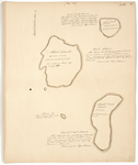 Page 20.  Plan of North and South Duck Islands, Island B, and Black Island near Frenchboro, 1785