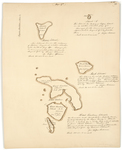 Page 38. Plan of Head Harbor Islands, Island A, Mason's Island, and Mark Island near Jonesport, 1785 by Rufus Putnam and Jonathan Stone