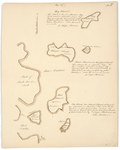 Page 43.  Plan of part of Buck Harbour Neck, Hog Island, Knight's Island, Bear Island, Round Island, Bar Island, and Head Island in Machias Bay, 1785