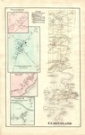 Town of Cumberland, Maine, Map from 1871 Cumberland County, Maine, Atlas by Frederick W. Beers