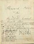 Steward Book for Readfield Circuit, 1795-1813
