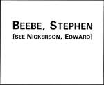 Land Grant Application- Beebe, Stephen