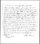 Land Grant Application- Brown, Peter (Boston) by Peter Brown