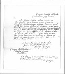 Land Grant Application- Coffin, George (Winchendon) by George Coffin