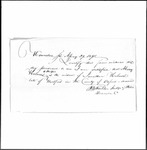 Land Grant Application- Holmes, Abner (Kingston) by Abner Holmes and Sarah Holmes