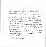 Land Grant Application- Morse, Benjamin (Sutton) by Benjamin Morse
