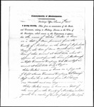 Land Grant Application- Baker, Silas (Strong) by Silas Baker