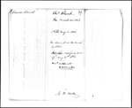 Land Grant Application- Church, Charles (Phillips) by Charles Church