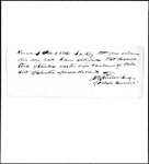 Land Grant Application- Ford, Miles (Clinton)