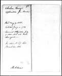 Land Grant Application- Penny, Abraham (Dearborn) by Abraham Penny