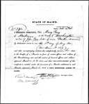 Land Grant Application- Perry, Jesse (Stetson)