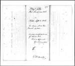 Land Grant Application- Silley, Benjamin (Brooks) by Benjamin Silley
