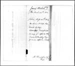 Land Grant Application- Welch, James (Gray) by James Welch
