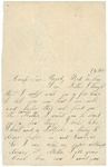 Letter to Mother from Beverly Ford, Virginia, August 24, 1863 by Sylvester Baker
