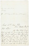 Letter to sister, February 24, 1865
