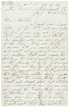 Letter to father from Petersburg, July 21, 1864 by Sylvester Baker