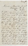 Letter to father, November 23, 1862 by Sylvester Baker
