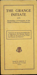 The Grange Initiate & Declaration of Purposes of the Order of Patrons of Husbandry, 1925