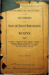 Biographical Sketches - Members - Senate & House - 1917