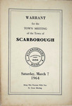 1964 Warrant for Town Meeting - Scarborough, ME