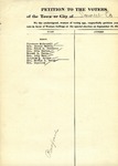 Suffrage Petition Anson Maine, 1917 by Maine Suffrage Campaign Committee and Maine Woman Suffrage Association