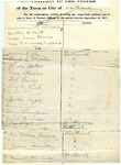 Suffrage Petition Hartland  Maine, 1917