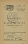 Annual Report of the Municipal Officers of the Town of Springfield, 1902