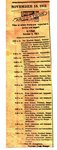 Newspaper clipping showing the Bangor & Aroostook Railroad schedule - 1911