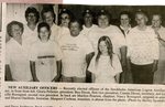 Newspaper clipping - 1993 - Stockholm American Legion Auxiliary new officers
