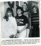 Newspaper clipping - 1993 - Stockholm students perform at All-Aroostook Band