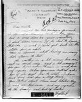 World War II letter from Wyllard P. Johnson
