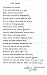 Poem by Allan Thomas - 1990
