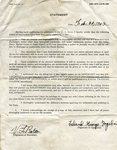 Enlistment statement signed by Leland Fogelin