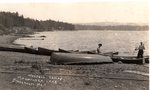 Postcard - Wessell camps at Madawaska Lake