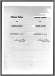 1944 General Election: Referendum - Local Option by Bureau of Corporations, Elections and Commissions