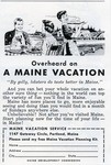 Overheard on A Maine Vacation by Maine Development Commission and Maine Publicity Bureau