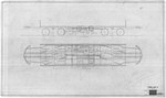 Tunnel Car #2; Study For; Layout Below Floor